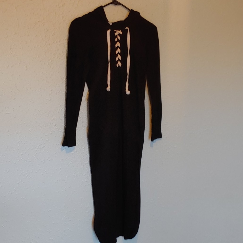 Hooded Knit Dress